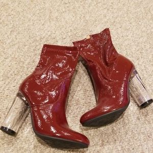Burgundy Fashion Boots